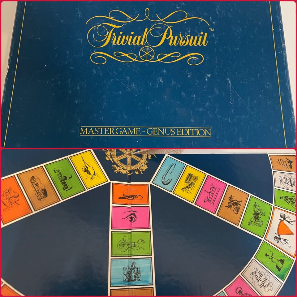 Trivial Pursuit Game Pieces Master Genus Edition Game Board Trivia