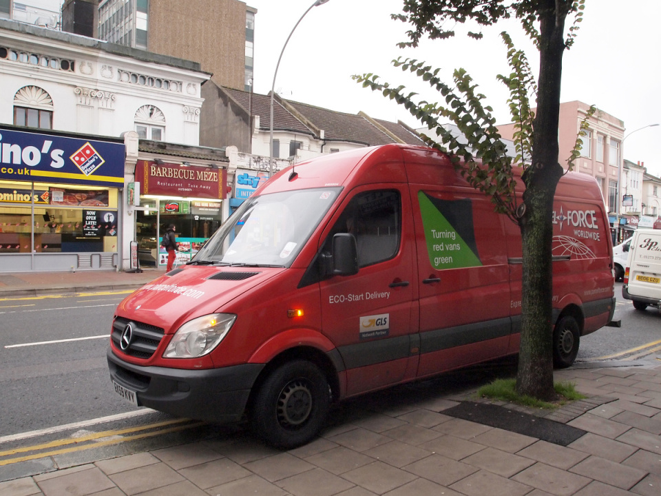 Green and red on sale vans