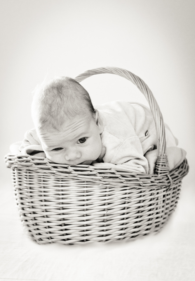 Baby in a basket LMGLPhotography Blipfoto