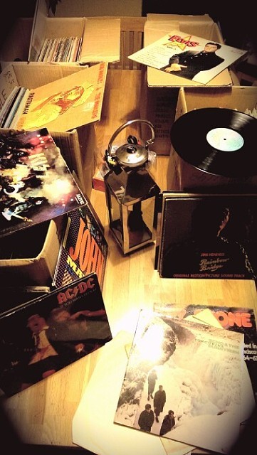 Put the needle on the record...