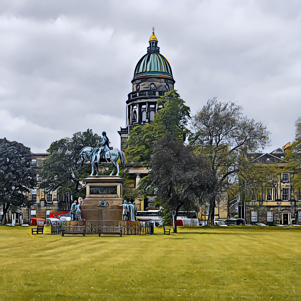 Charlotte Square Stylised fotoflingscot Blipfoto