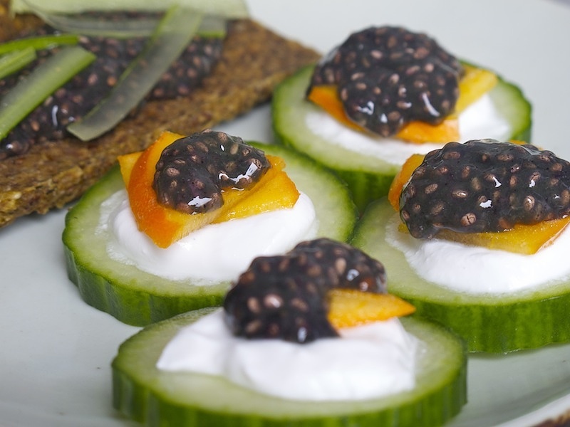 Vegan caviar based on chia seeds RawAppetite Blipfoto
