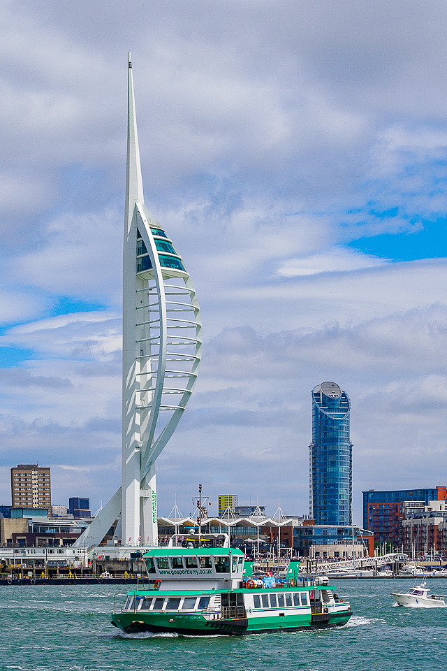 Day 153 24 Spinnaker Tower And The Gosport Ferry Trevsastar Blipfoto day-153-24-spinnaker-tower-and-the-gosport-ferry-trevsastar-blipfoto