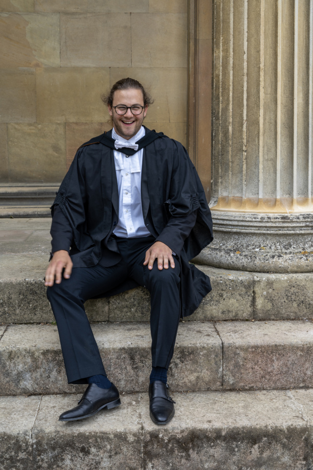 green emerald velvet dress Cambridge University Graduation Set for Bachelors main image 0