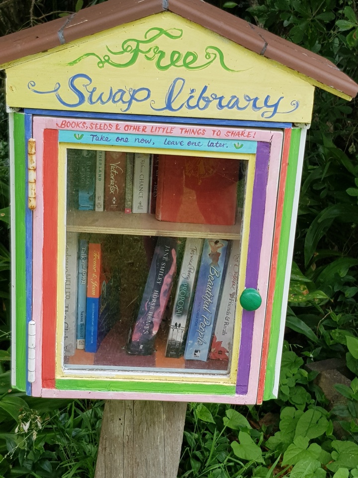 Book Swap Library Sticker A swap libray in the park | Botanicals | Blipfoto