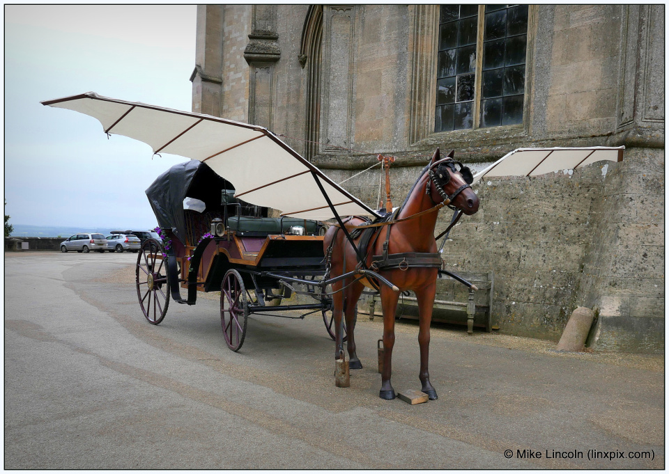 Flying horse and carriage at Belvoir castle | Linxpix | Blipfoto