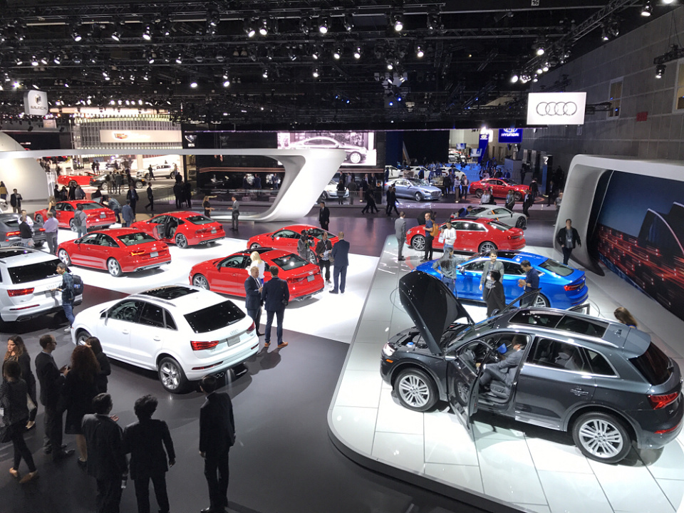 All day at the Los Angeles Auto Show, where new models from European car ma...