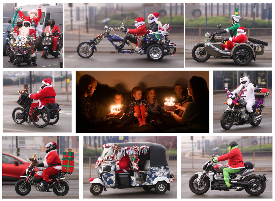 Santas Helper Boys LS Biketard main image 1