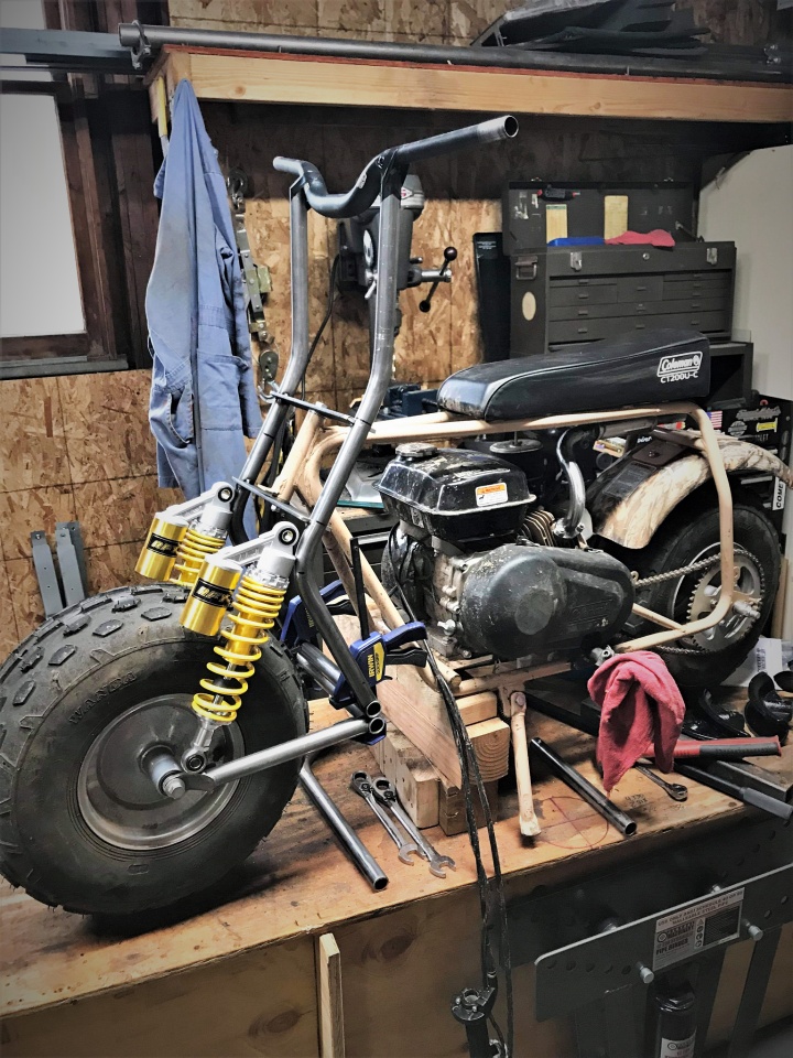 Gambler Minibike Fork Fabrication RonaldBerry Blipfoto