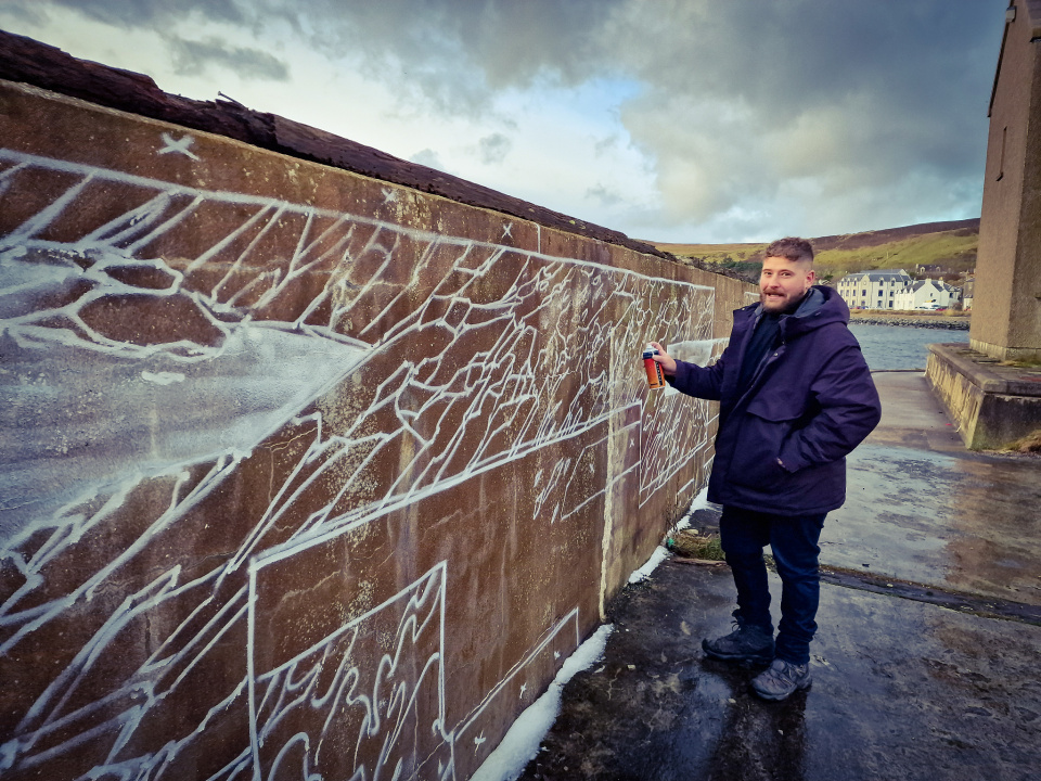 Geology Mural in da Makkin | ZE1Christie | Blipfoto