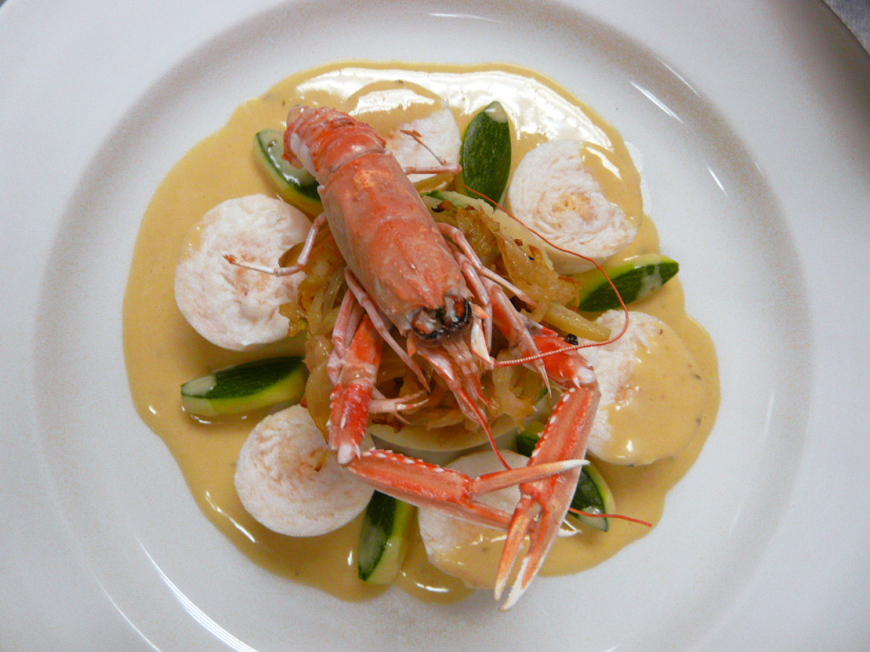 Lemon Sole Paupiettes chef Blipfoto