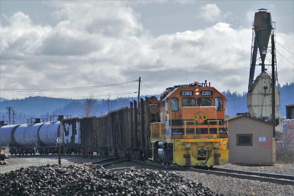 Portland & Western Mixed Freight Train RonaldBerry Blipfoto