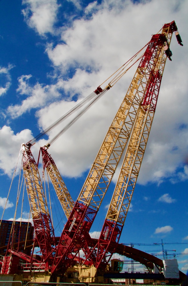 Giant Cranes In Manchester, UK | Adrian2912 | Blipfoto