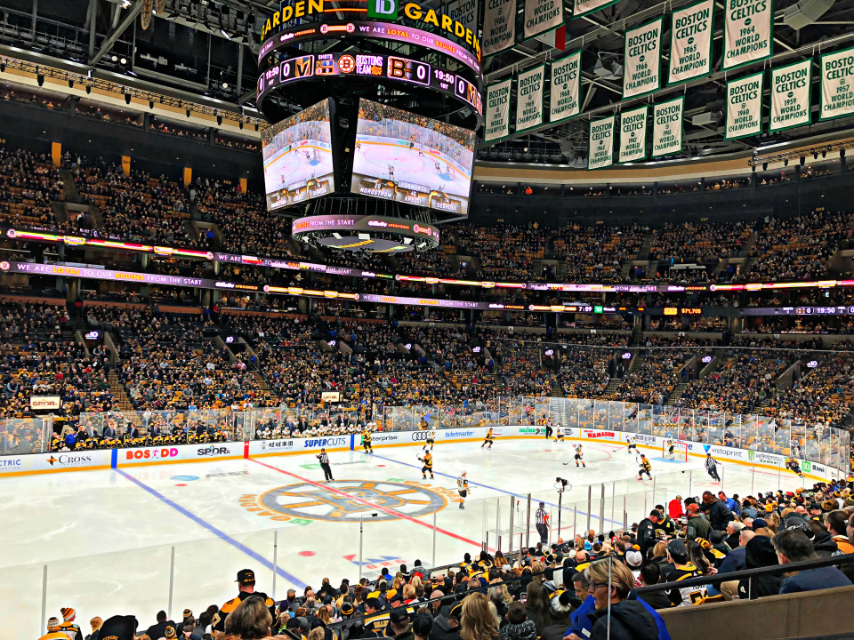 Bruins Game At Td Garden 